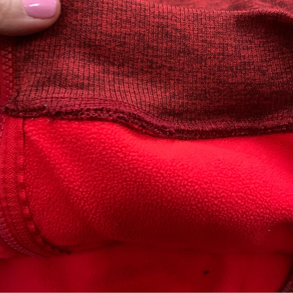 Adidas | Red & Black Climawarm Team Issue Fleece Jacket | Sz M - Picture 10 of 11